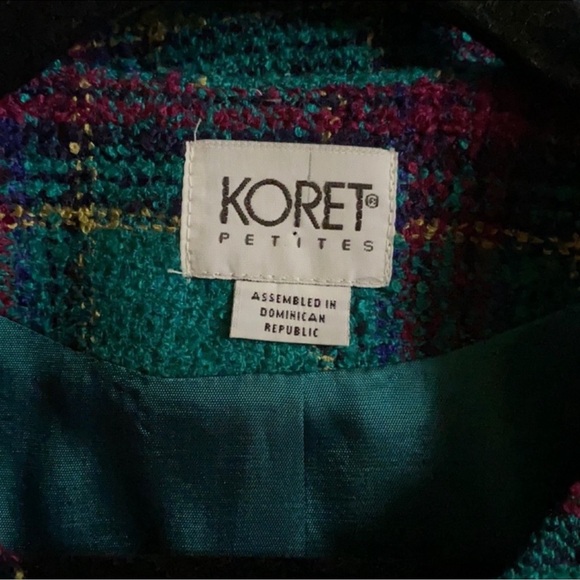 Vintage! Koret Petite Wool Blend Blazer Jacket - Picture 4 of 7